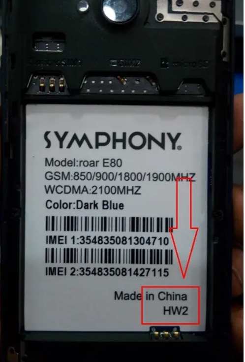 Symphony E80 Flash File