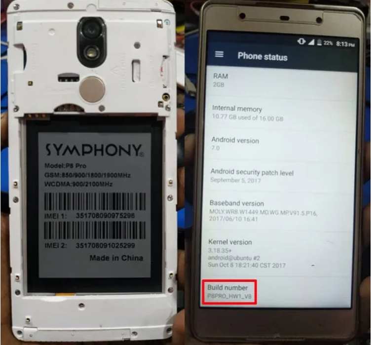 Symphony P8 Pro Flash File