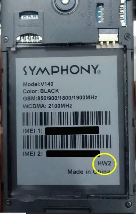 Symphony V140 Flash File