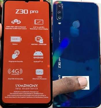 Symphony Z30 pro Flash File