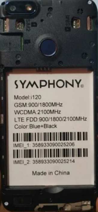 Symphony i120 Flash File 