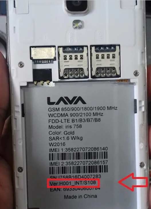 Lava iris 758 Flash File