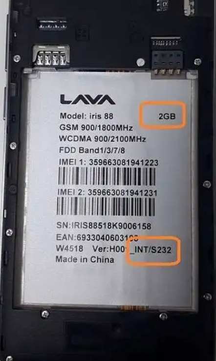 Lava iris 88 Flash File