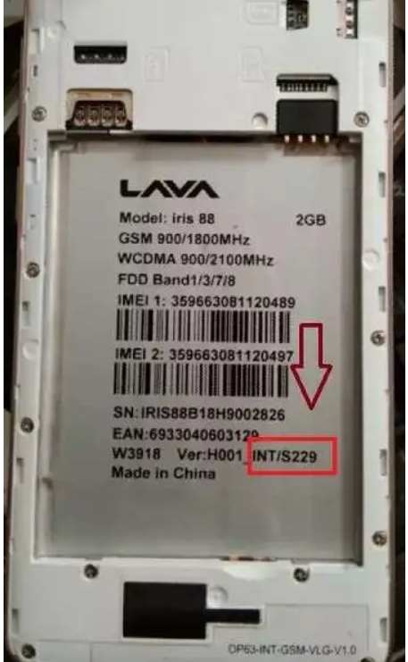 Lava iris 88 Flash File
