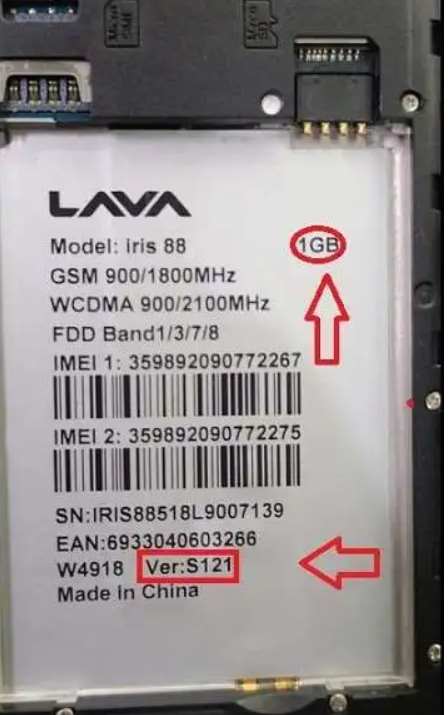 Lava iris 88 Flash File