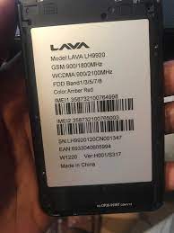 Lava H9920 Flash File