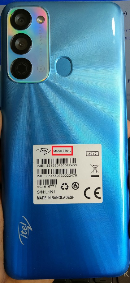 Itel S661L-S661LP Vision 3 flash file