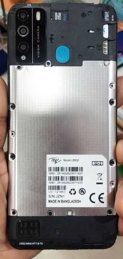 Itel L6502 Vision 1 Pro Flash File