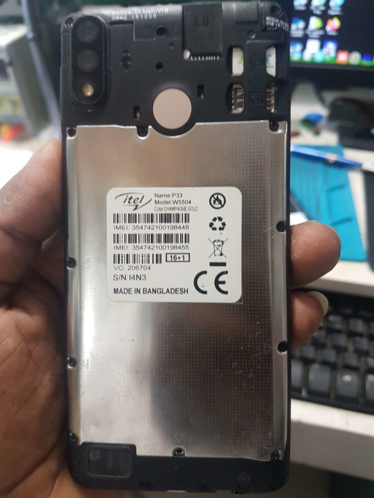 Itel W5504 P33 Flash File
