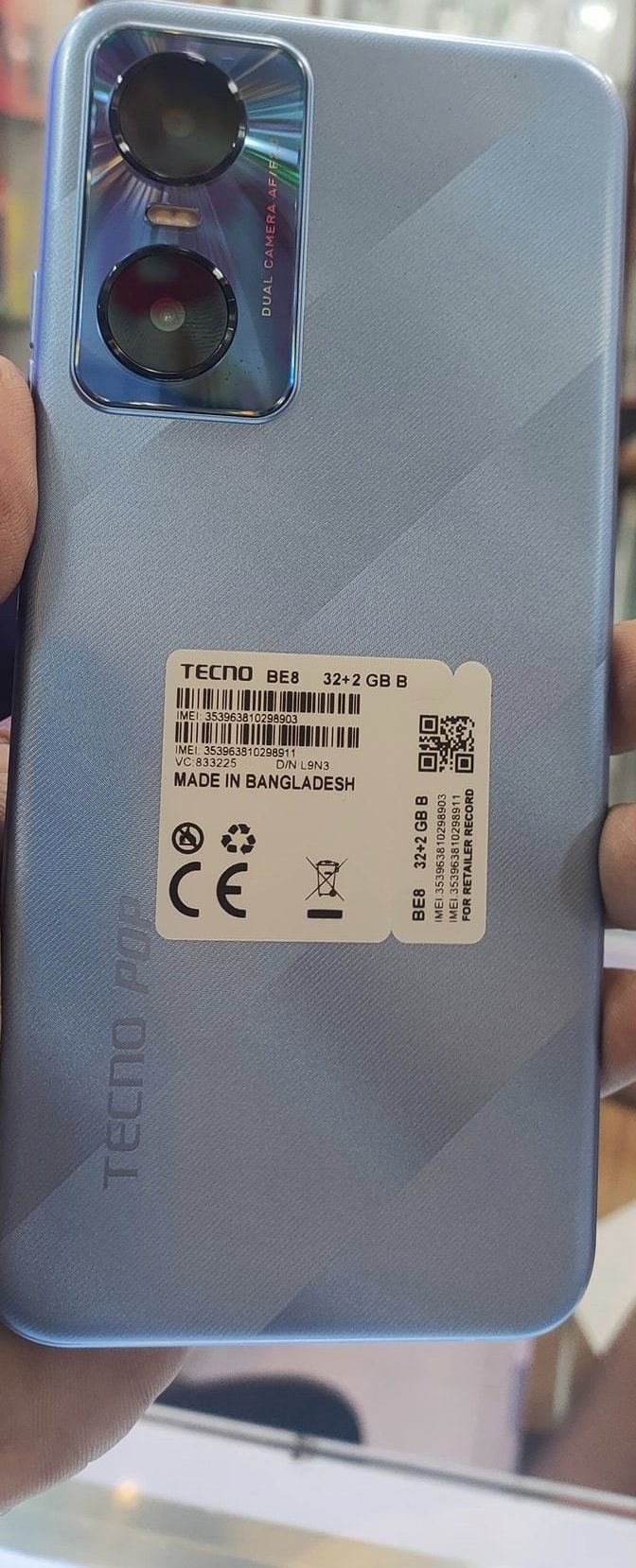 Tecno Pop 6 Pro BE8 Flash File