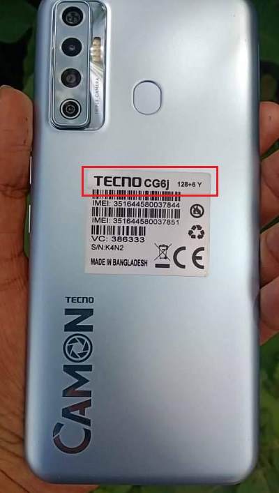 Tecno CG6J Flash File