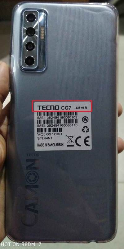 Tecno CG7 Camon 17P Flash File