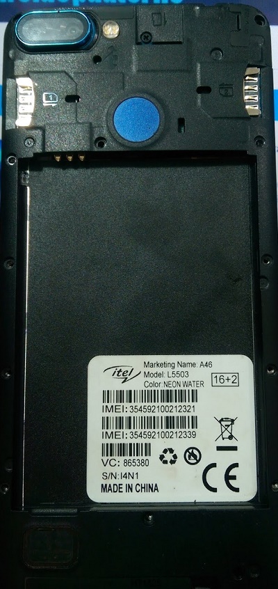 itel A46 L5503L Flash File