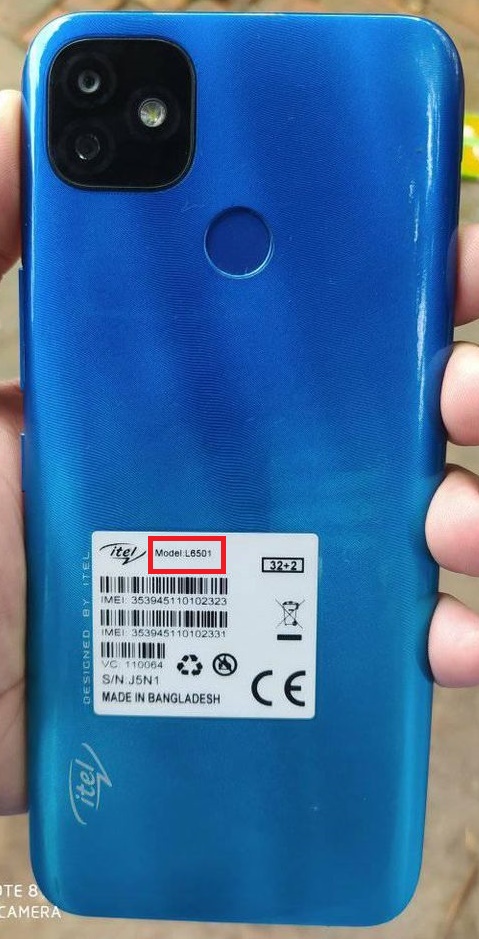 itel L6501 Vision 1 Plus Flash File
