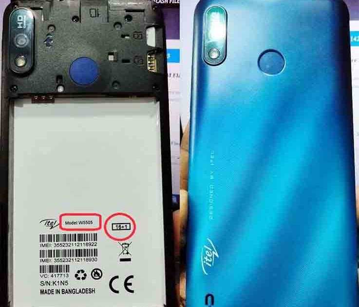 Itel A36 W5505 Flash File