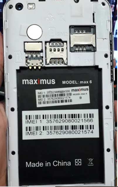 Maximus Max 6 Flash File