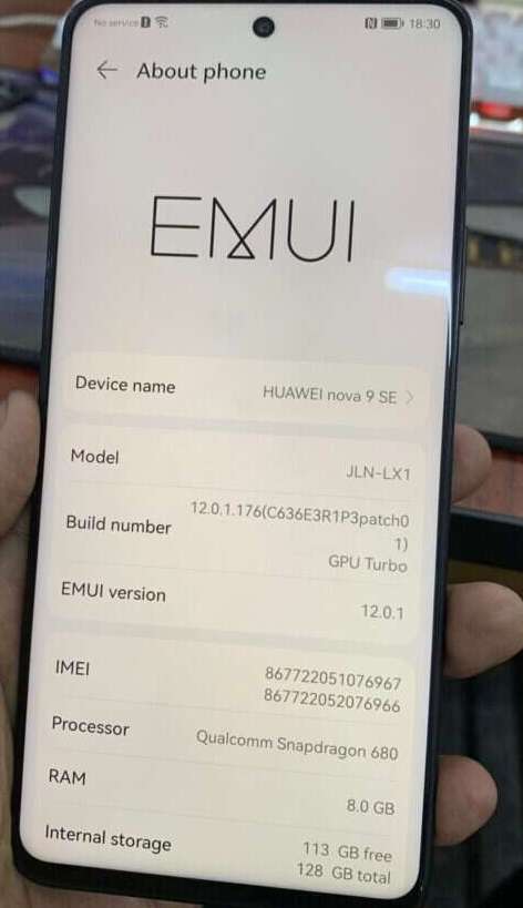 Huawei Nova 9 SE JLN-LX1 Flash FIle
