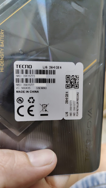 Tecno Pova 6 Neo LI6 Flash File